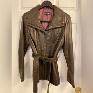 Dark Brown Leather Jacket